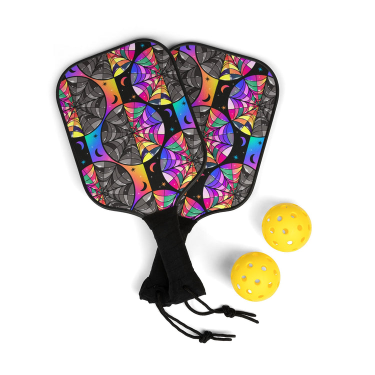 Wednesday All-Over Print Pickleball Kit - Fandom-Made