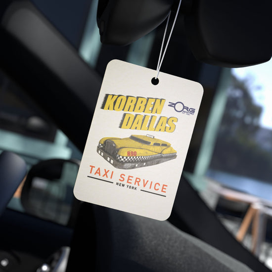 Korben Dallas Taxi Service Air Freshener - Fandom-Made