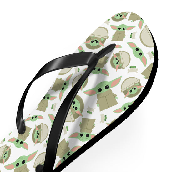 Grogu All-Over Print Flip Flops - Fandom-Made