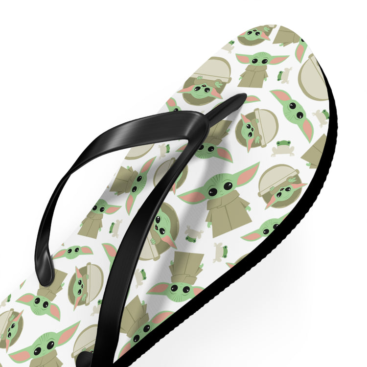 Grogu All-Over Print Flip Flops - Fandom-Made