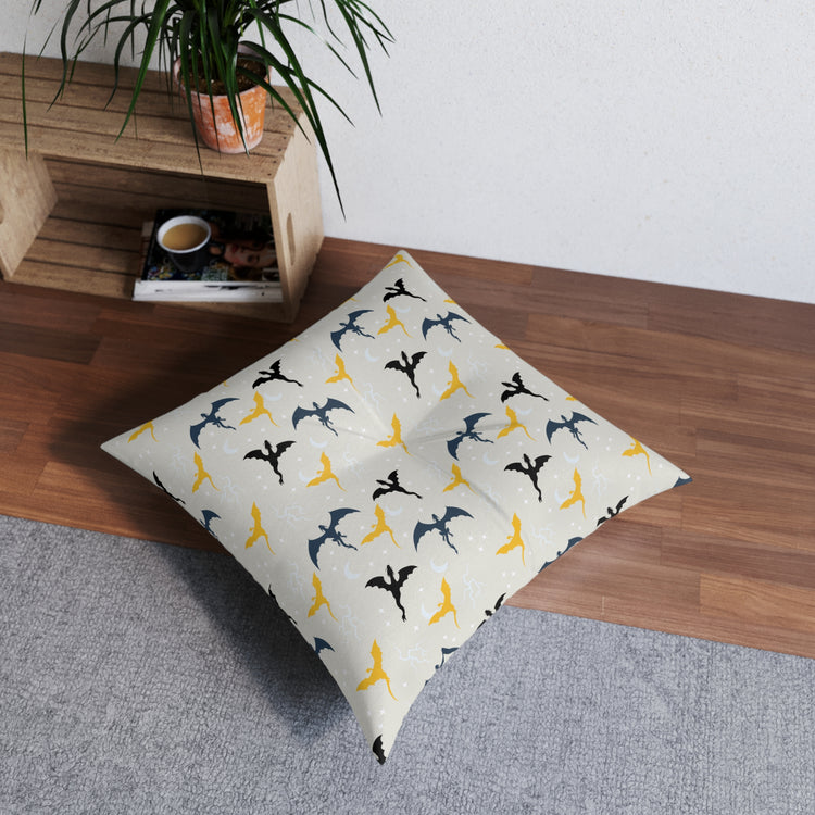 Fourth Wing Tufted Floor Pillow - Fandom-Made