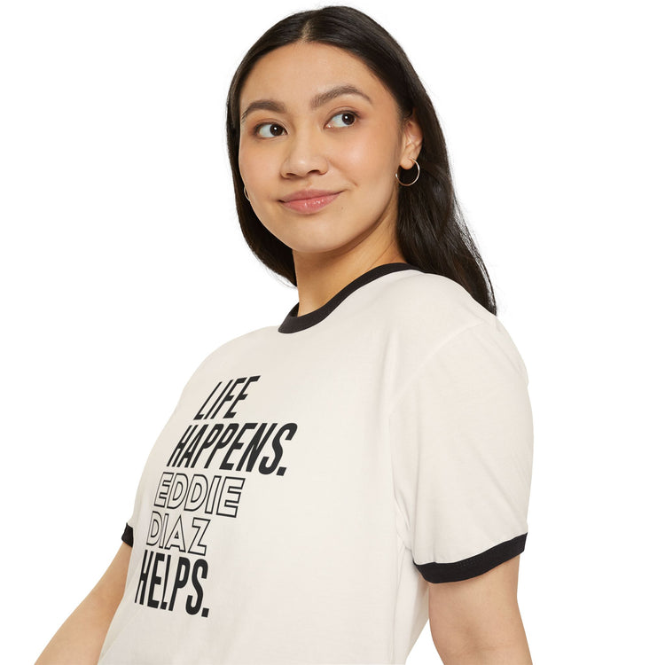 Life Happens Eddie Diaz Helps T-Shirt - Fandom-Made