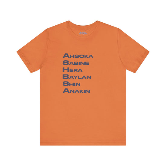 Ahsoka Names Unisex T-Shirt - Fandom-Made