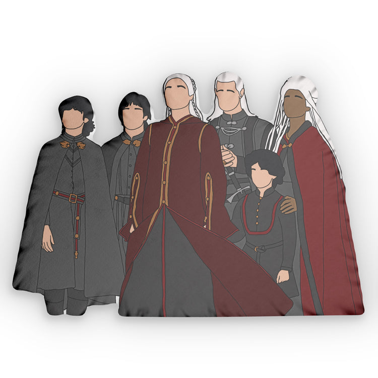 Team Black Group-Shaped Pillow - Fandom-Made