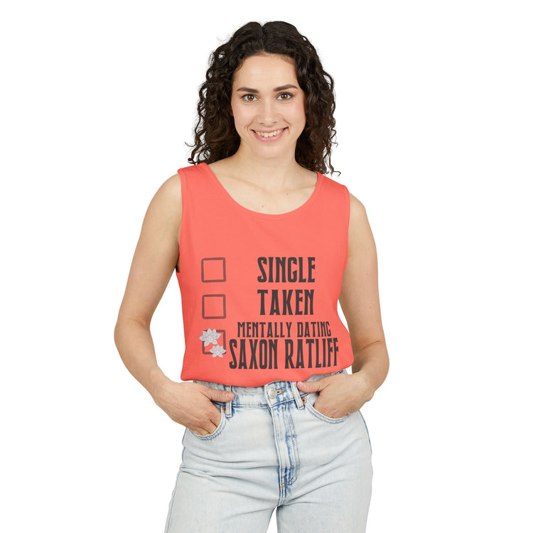 Mentally Dating Saxon Ratliff Tank Top - Fandom-Made