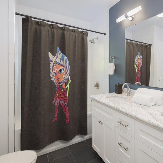 Ahsoka Tano Shower Curtains - Fandom-Made