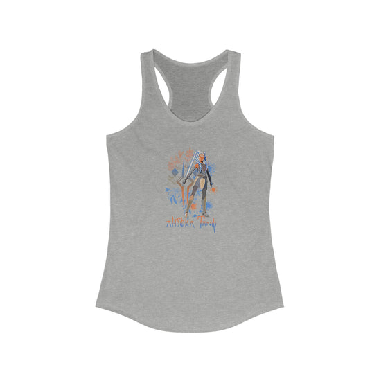 Ahsoka Tano Flowers Women's Ideal Racerback Tank - Fandom-Made