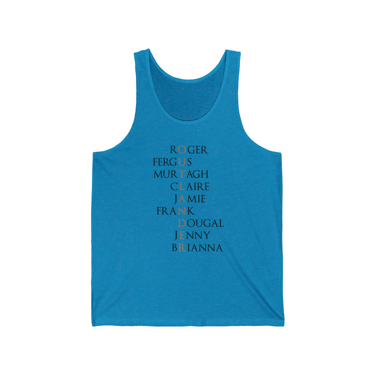 Outlander Characters Tank Top - Fandom-Made