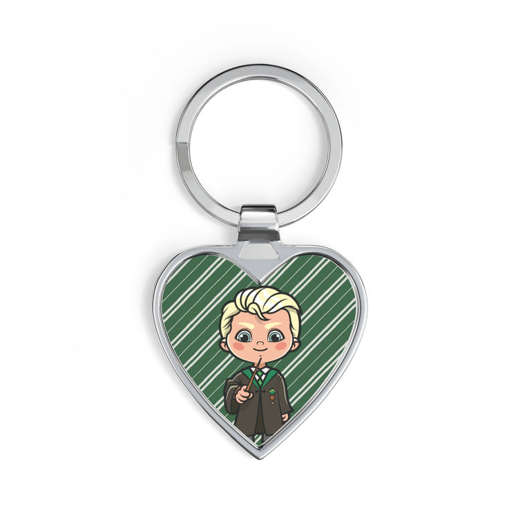 Draco Malfoy Heart Keychain