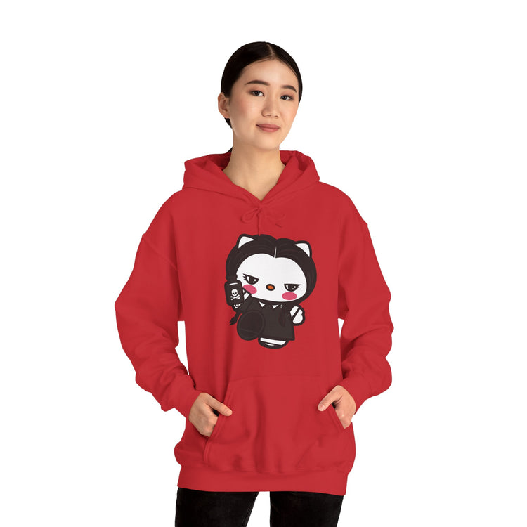 Wednesday Kitty Hoodie - Fandom-Made
