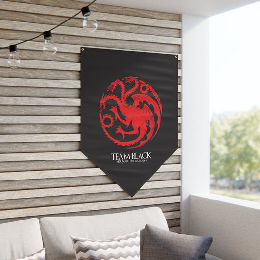 Team Black Pennant Banner - Fandom-Made