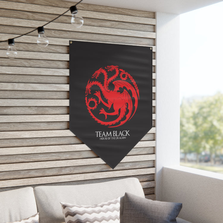 Team Black Pennant Banner - Fandom-Made