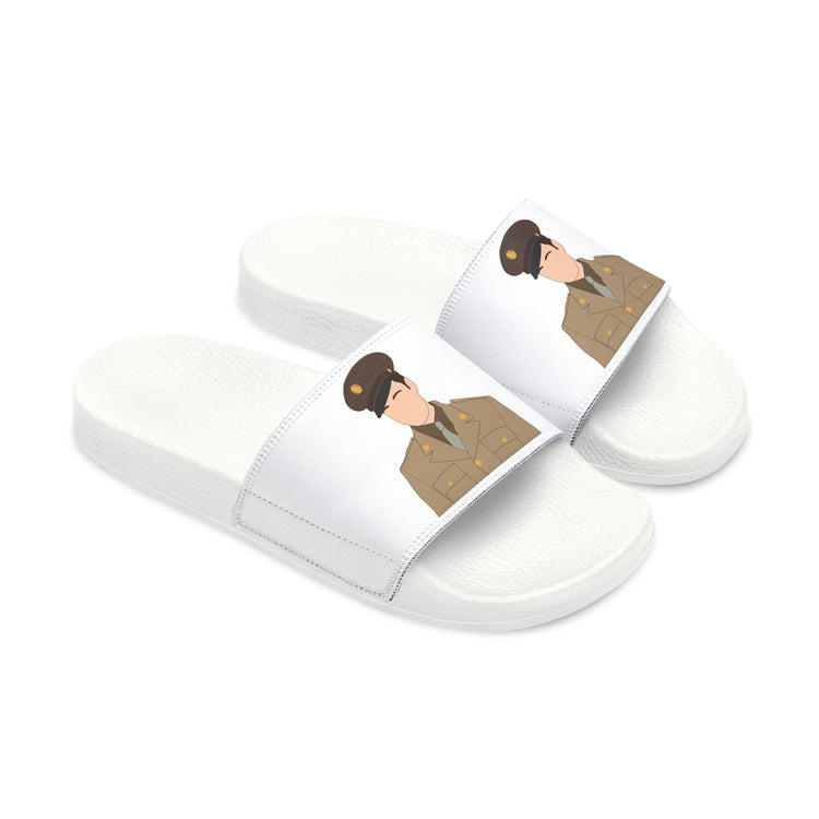 Reporting For Duty Women's Slides - Fandom-Made