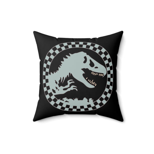 Checkered Past Square Pillow - Fandom-Made