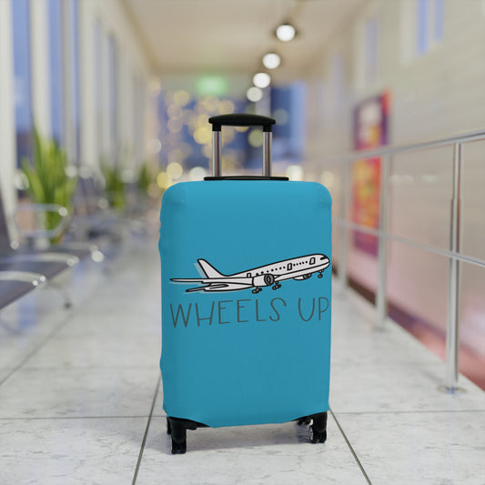 Wheels Up Luggage Cover - Fandom-Made