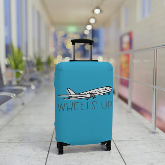 Wheels Up Luggage Cover - Fandom-Made