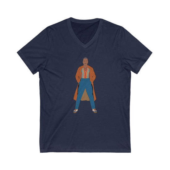 The Fifteenth Doctor V-Neck Tee - Fandom-Made