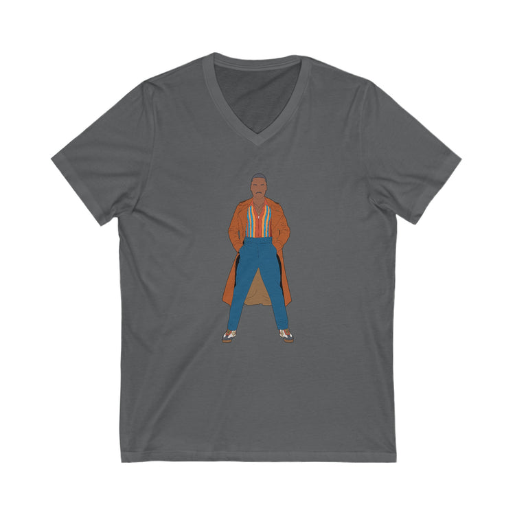 The Fifteenth Doctor V-Neck Tee - Fandom-Made