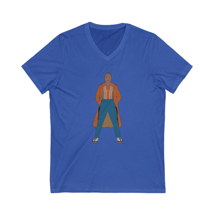 The Fifteenth Doctor V-Neck Tee - Fandom-Made