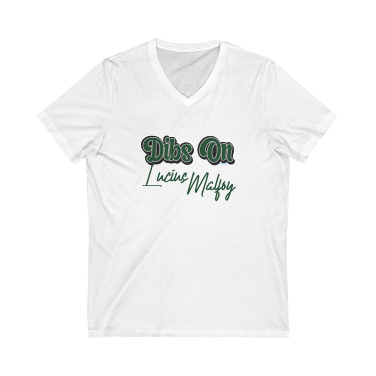 Dibs On Lucius Malfoy V-Neck T-Shirt - Fandom-Made