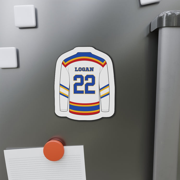 Logan Jersey Die-Cut Magnet