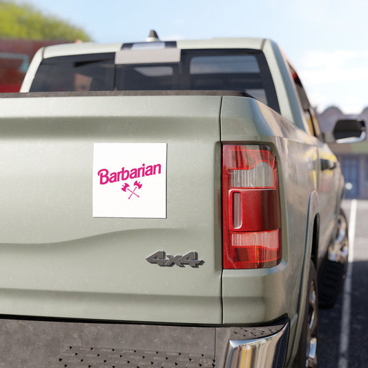 Barbarian Car Magnet - Fandom-Made