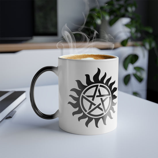 Anti-Possession Symbol Color Morphing Mug - Fandom-Made