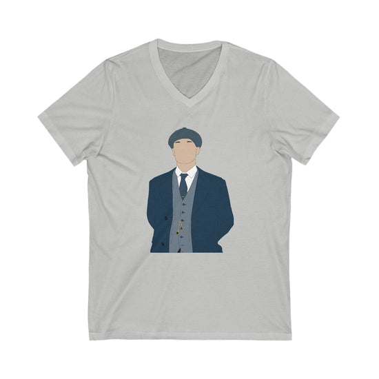 Thomas Shelby V-Neck Tee - Fandom-Made