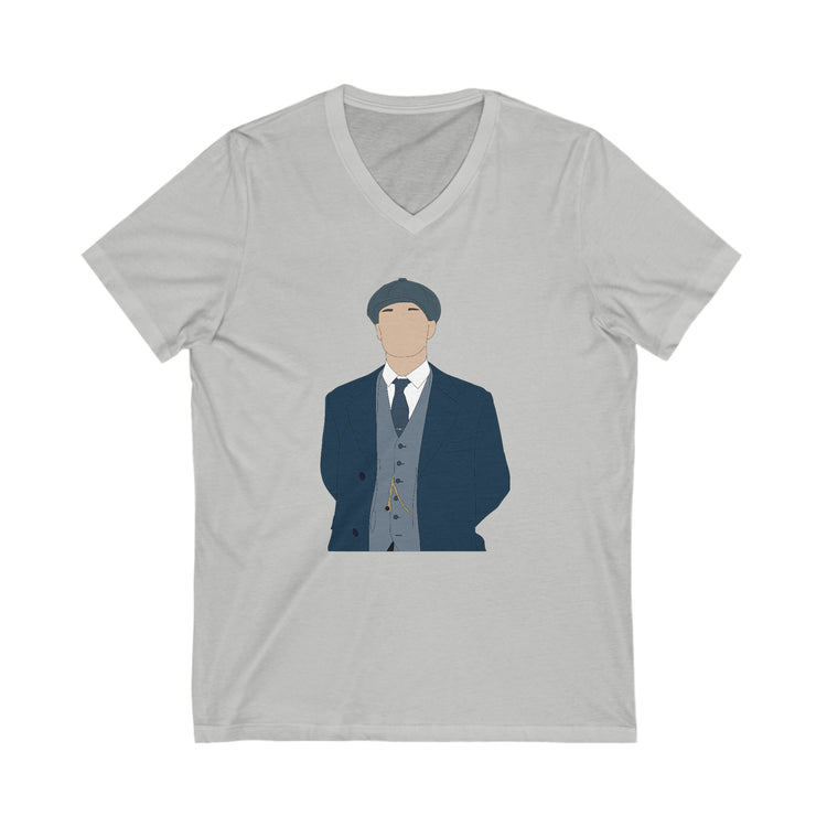 Thomas Shelby V-Neck Tee - Fandom-Made