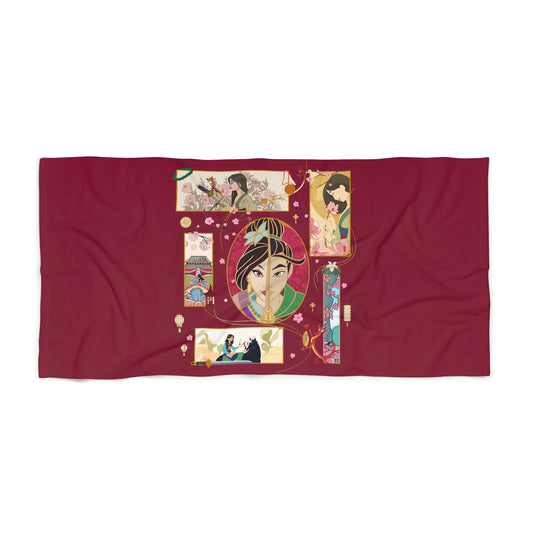 Mulan Beach Towel - Fandom-Made