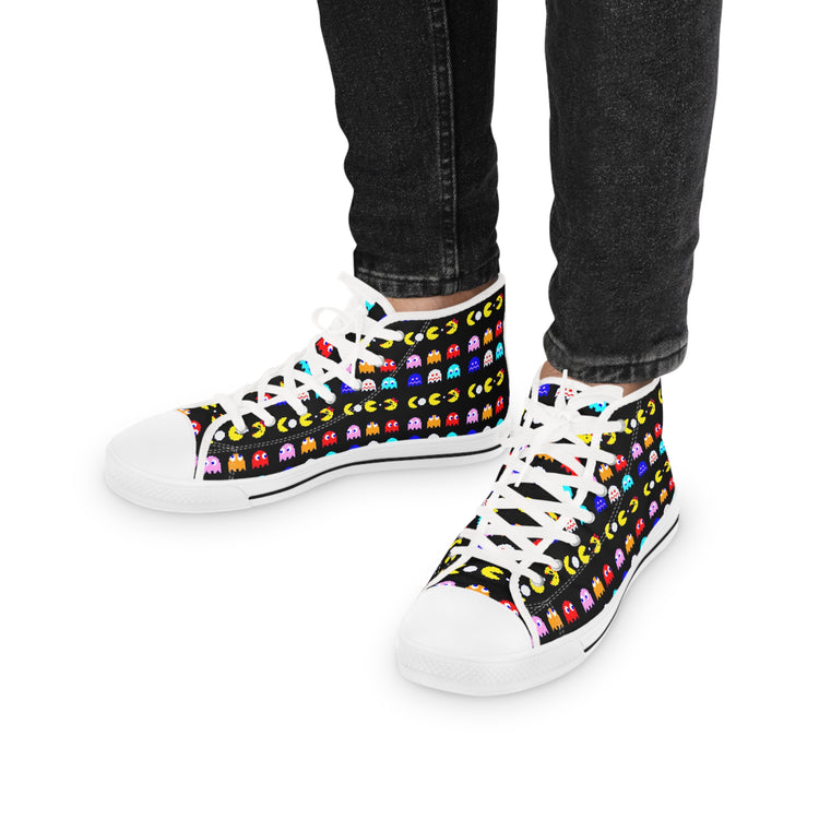 PacMan Men’s High-Top Sneakers - Fandom-Made