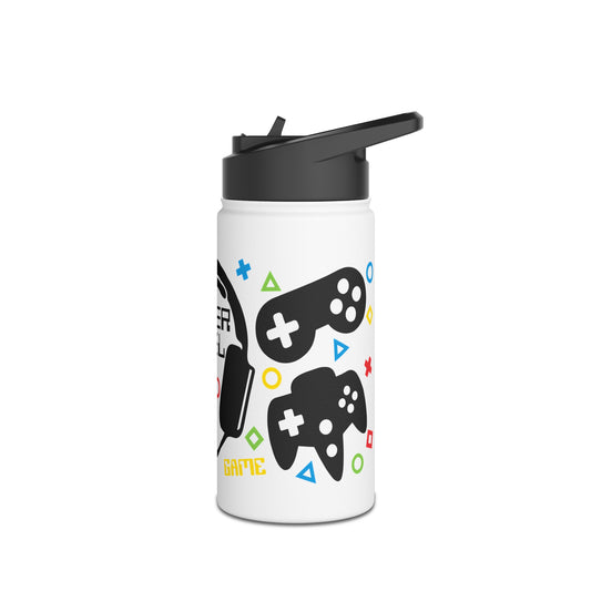 Gamer Fuel All-Over Print Stainless Steel Water Bottle