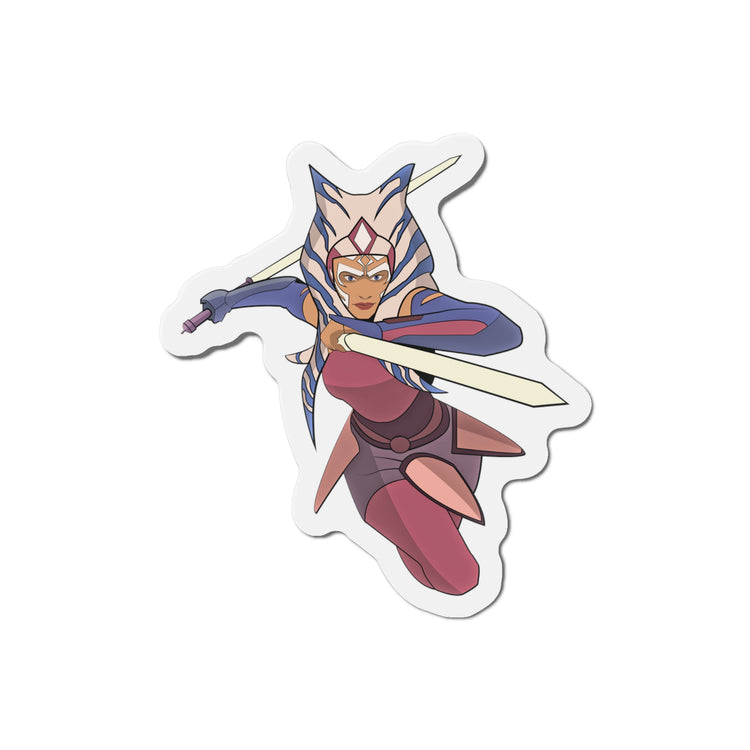 Ahsoka Leaping Die-Cut Magnets - Fandom-Made