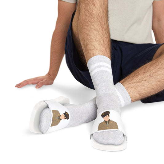 Reporting For Duty Men's Slides - Fandom-Made