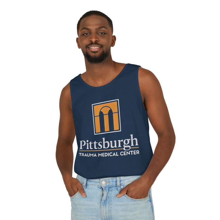 Pitt Trauma Unisex Garment-Dyed Tank Top - Fandom-Made