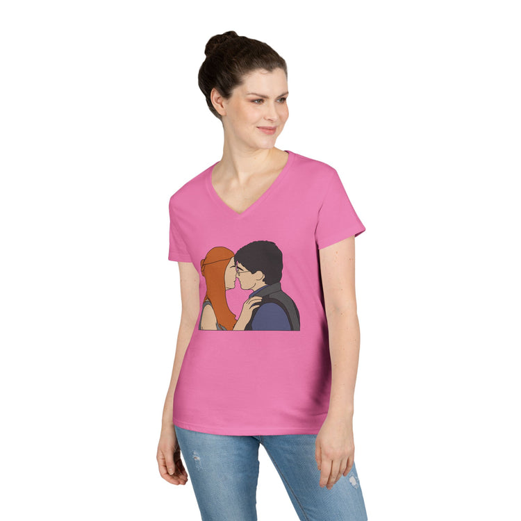 Ginny & Harry V-Neck Tee - Fandom-Made