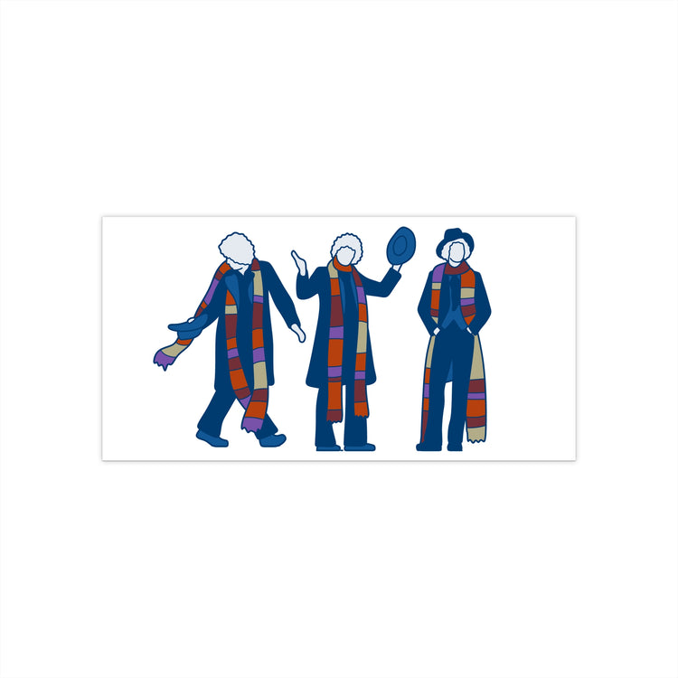 Fourth Doctor Bumper Sticker - Fandom-Made
