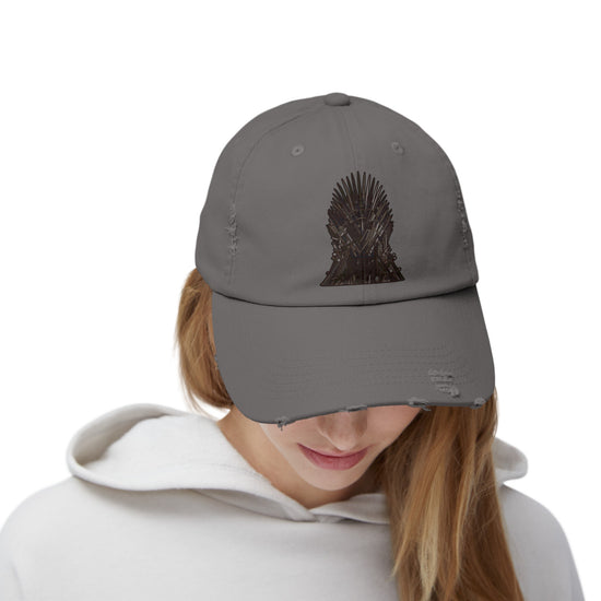 The Iron Throne Distressed Cap - Fandom-Made