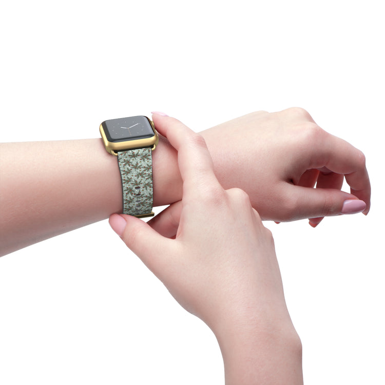 Cannabis Christmas Watch Band - Fandom-Made