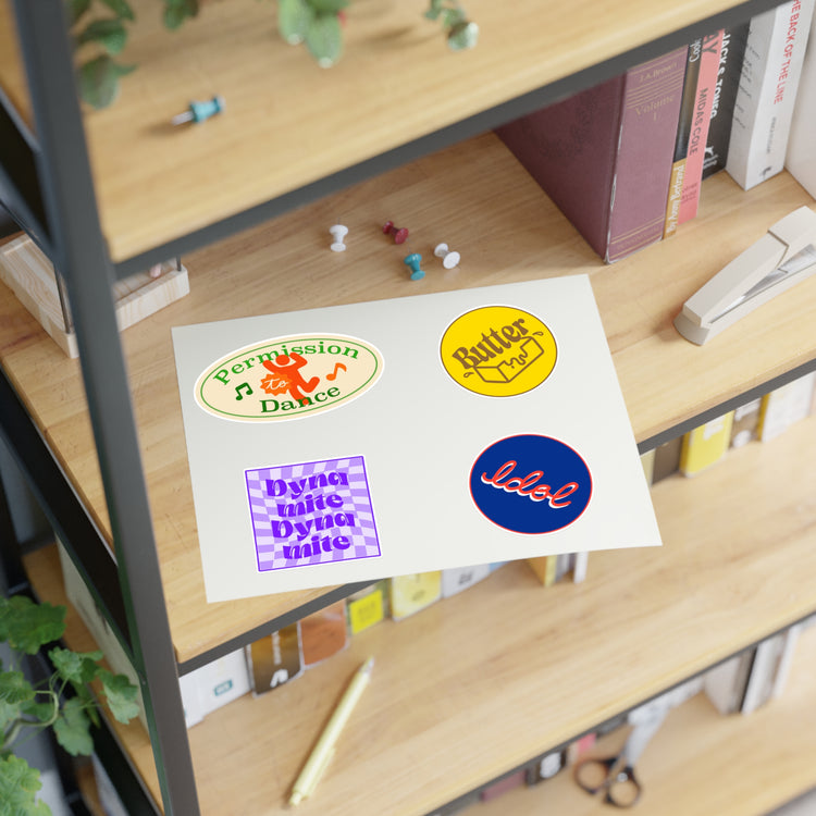 Permission To Stick Sticker Sheet