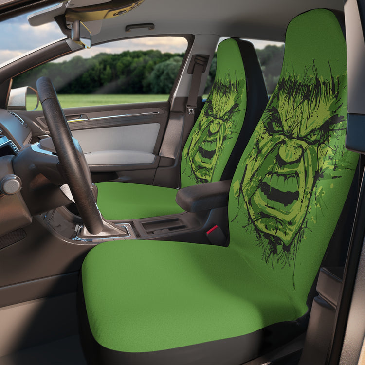 Hulk Face Car Seat Covers - Fandom-Made