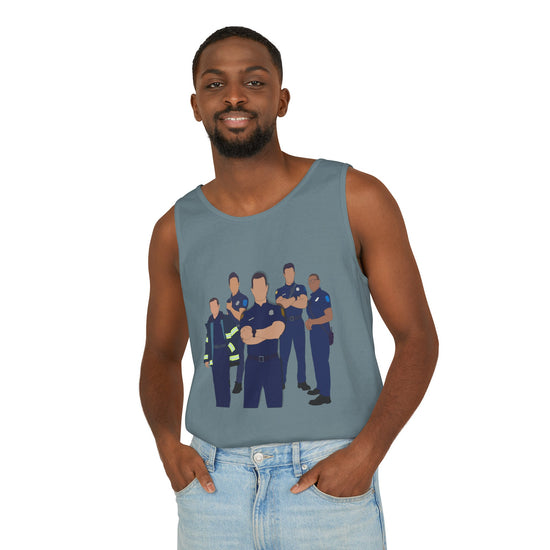 9-1-1 Group Tank Top - Fandom-Made