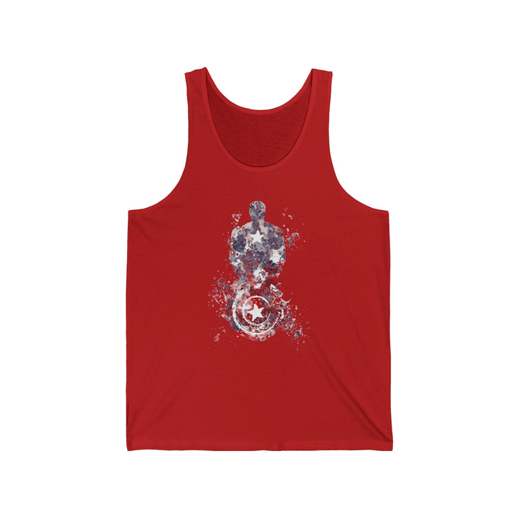 Captain America Unisex Tank Top - Fandom-Made