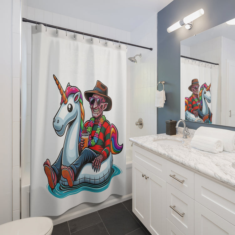 Nightmare Summer Shower Curtain - Fandom-Made