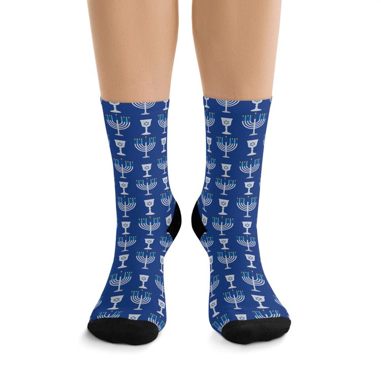 Menorahs Socks - Fandom-Made