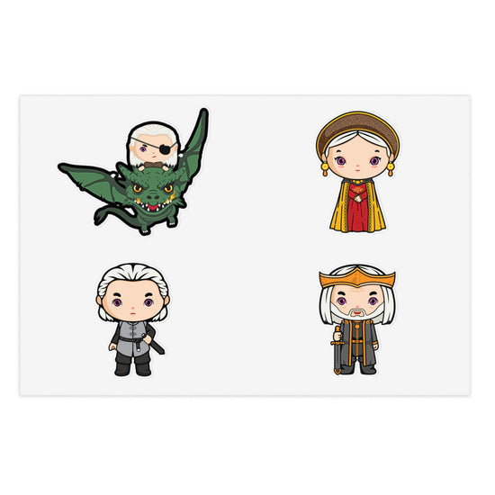House of the Dragon Sticker Sheet Set - Fandom-Made