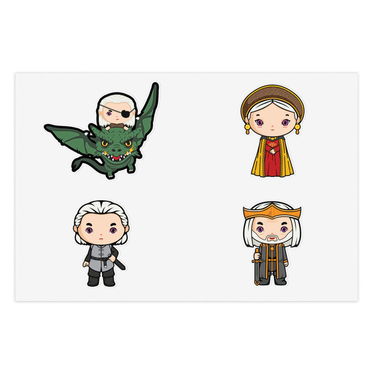 House of the Dragon Sticker Sheet Set - Fandom-Made