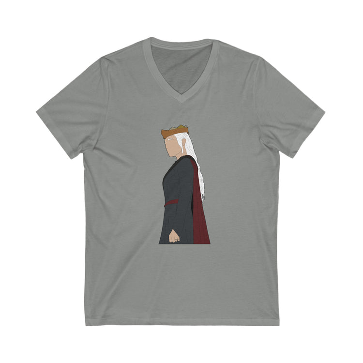 Princess Rhaenyra Targaryen V-Neck Tee - Fandom-Made