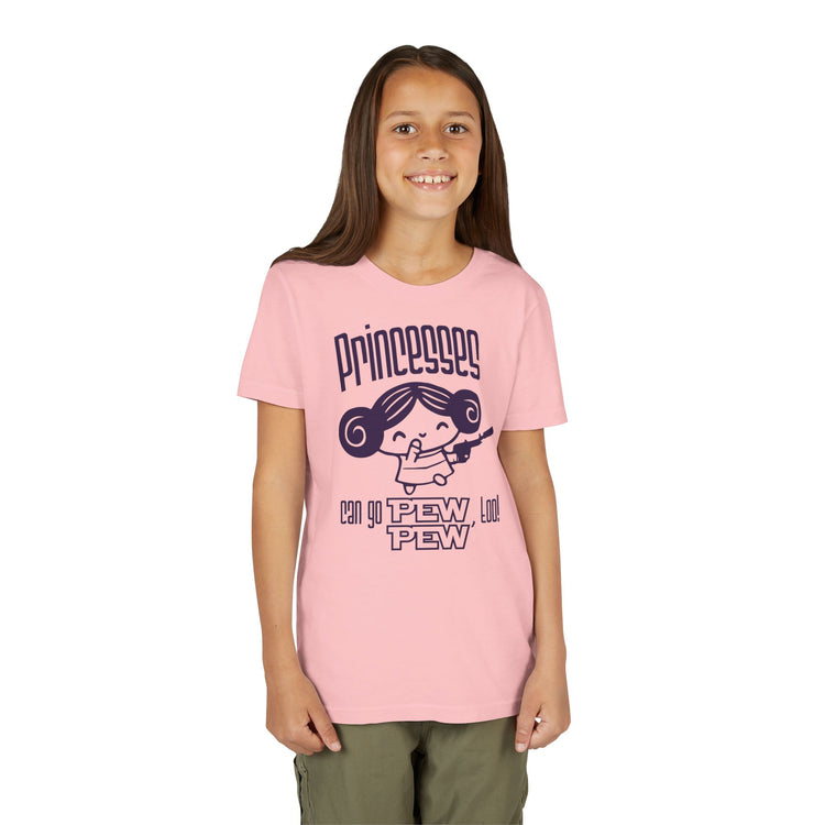 Princesses Go Pew Pew Youth Tee