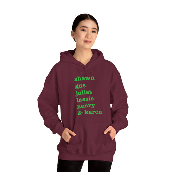 Psych Names Hoodie - Fandom-Made